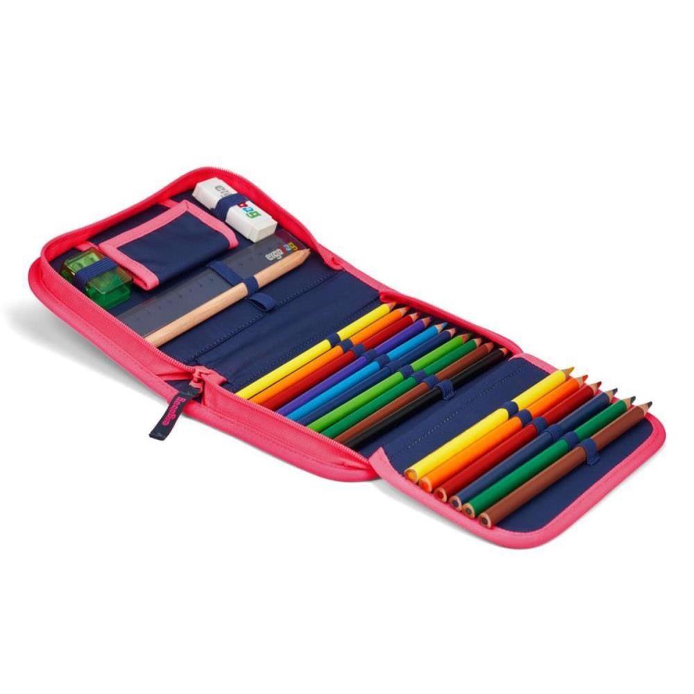 Ergobag Cubo Light PerlentauchBär Lumi Edition Schulranzen Set 6tlg.