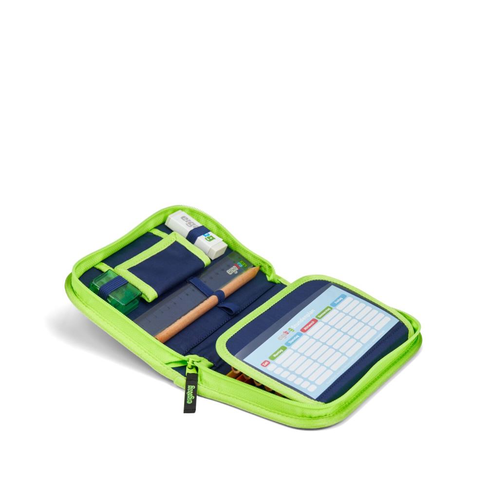 Ergobag Cubo CyBär Race Lumi Edition Schulranzen Set 5tlg.