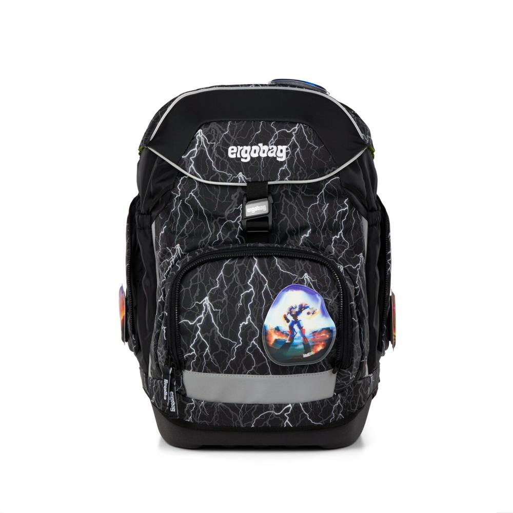 Ergobag Pack Super ReflektBär Reflex Glow Edition Schulrucksack Set 6tlg.