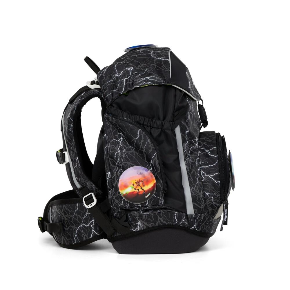 Ergobag Pack Super ReflektBär Reflex Glow Edition Schulrucksack Set 6tlg.