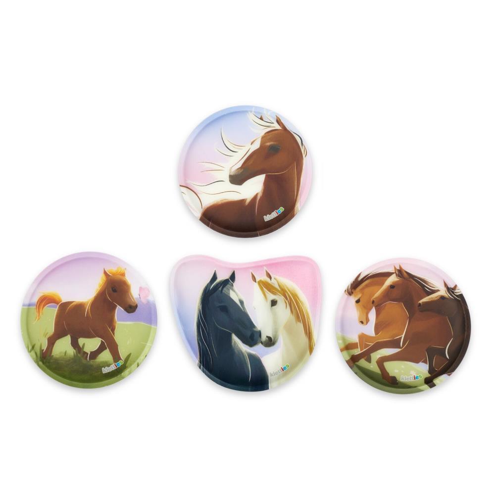 Ergobag Cubo Light BlütenzauBär Schulranzen Set 6tlg.