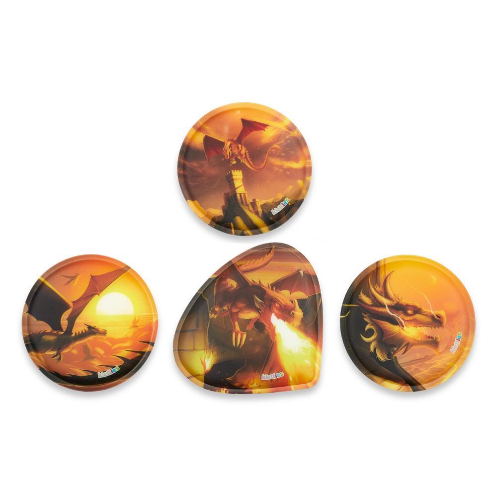 Ergobag Cubo FeuerspeiBär Lumi Edition Schulranzen Set 5tlg.