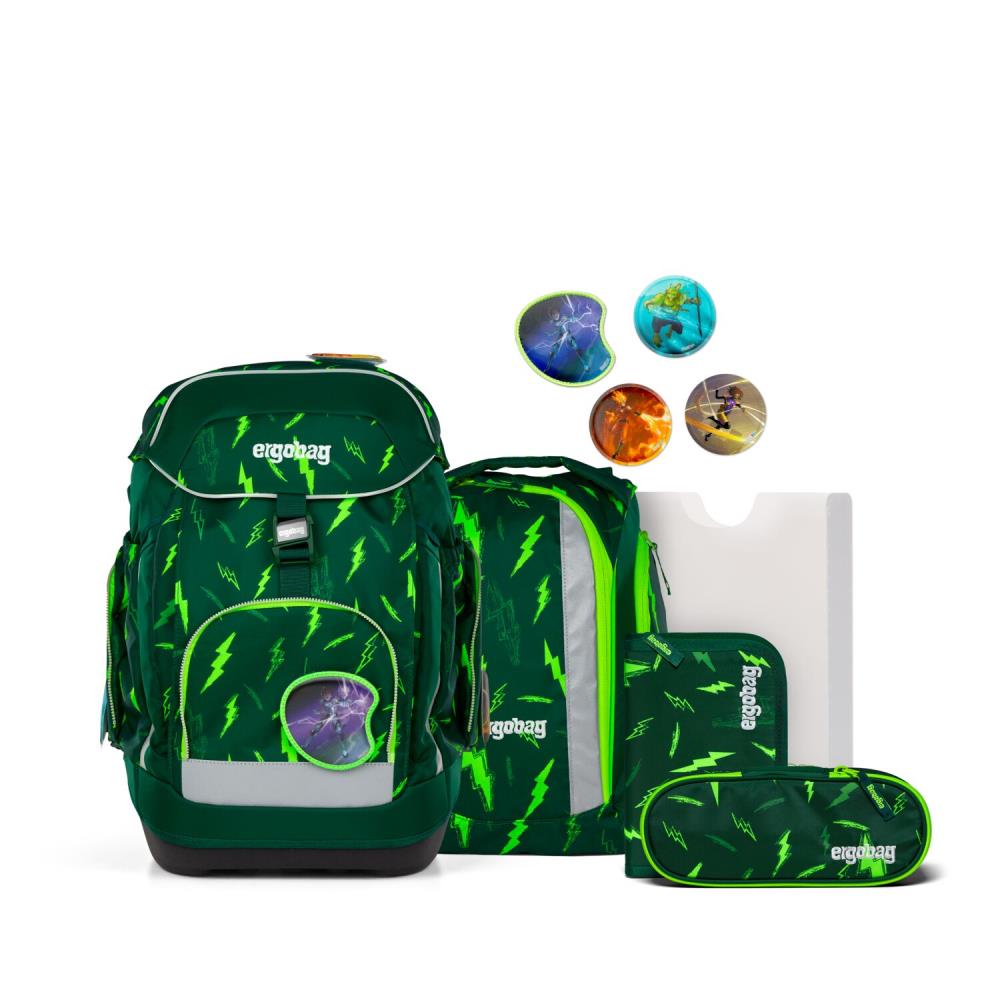 Ergobag Maxi Bärtastisch Lumi Edition Schulrucksack Set 6tlg.
