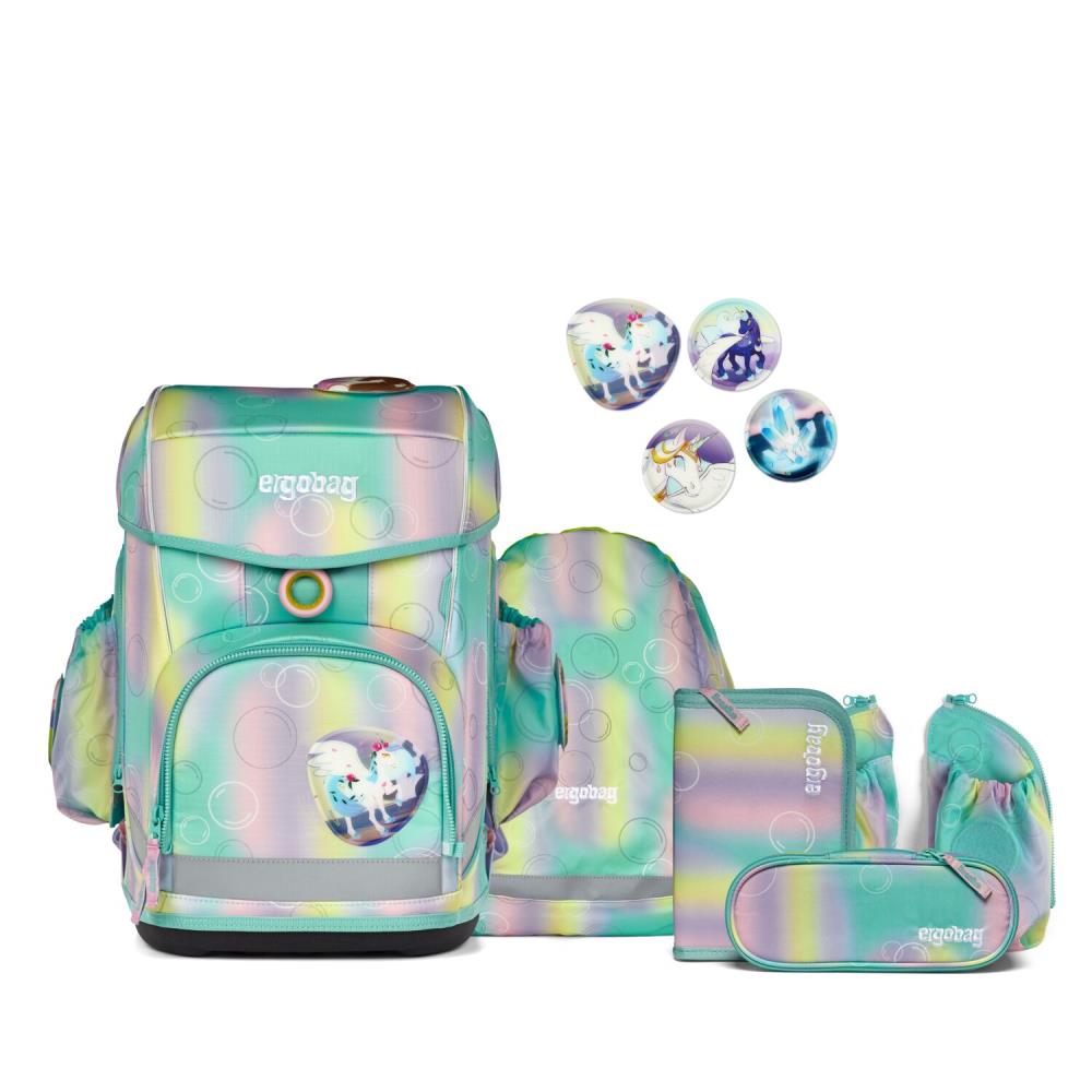 Ergobag Cubo Light ZauBärwelt Reflex Glow Edition Schulranzen Set 6tlg.