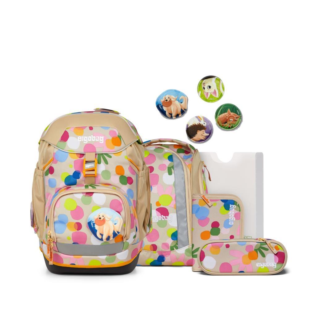 Ergobag Pack Flower PowBär Eco Hero Edition Schulrucksack Set 6tlg.