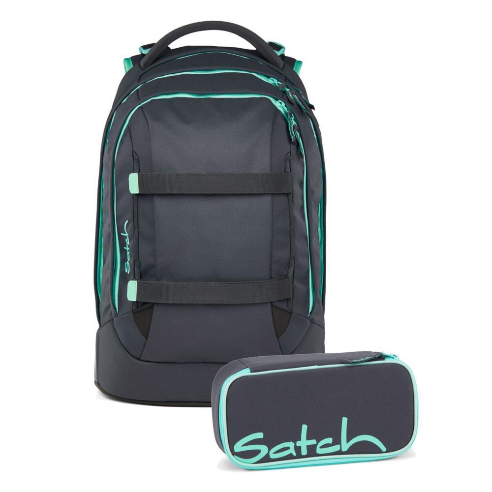 Satch Pack Mint Phantom Schulrucksack Set 2tlg.