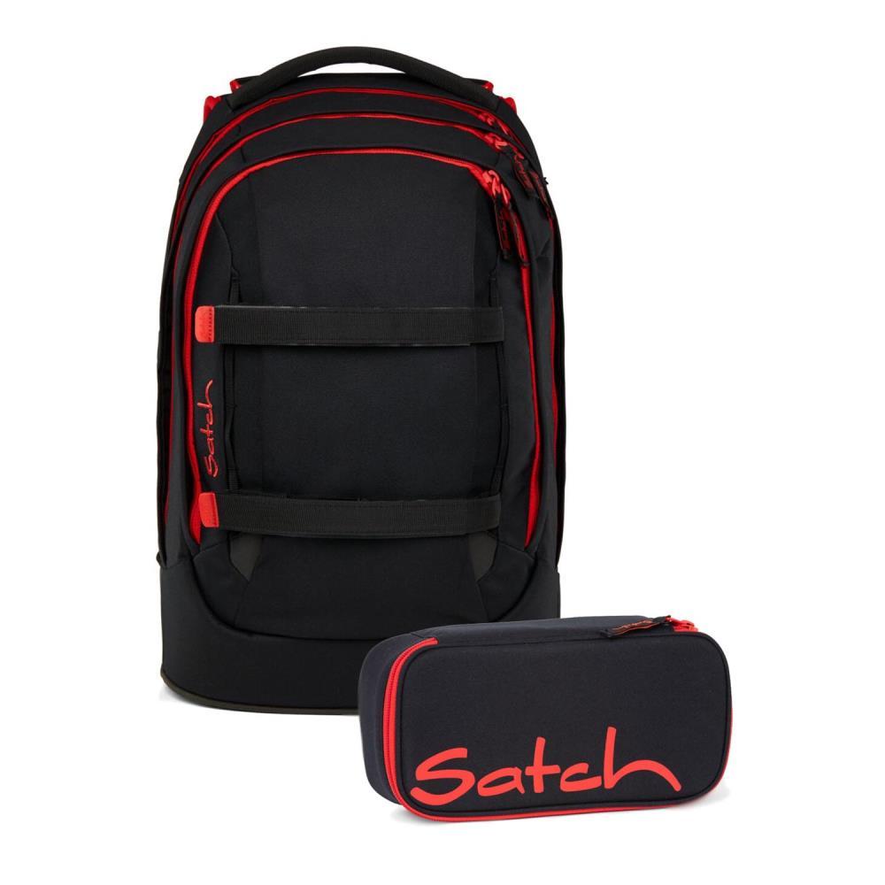 Satch Pack Fire Phantom Schulrucksack Set 2tlg.
