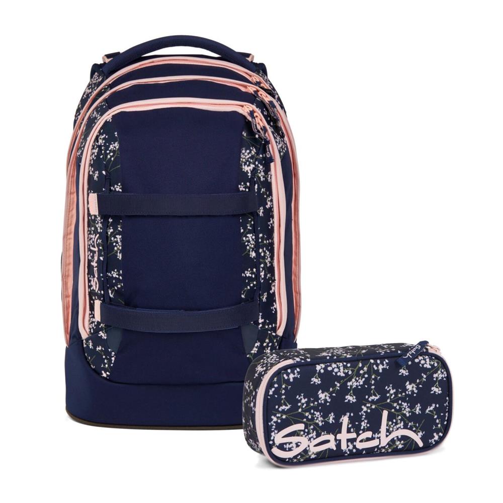 Satch Pack Bloomy Breeze Schulrucksack Set 2tlg.