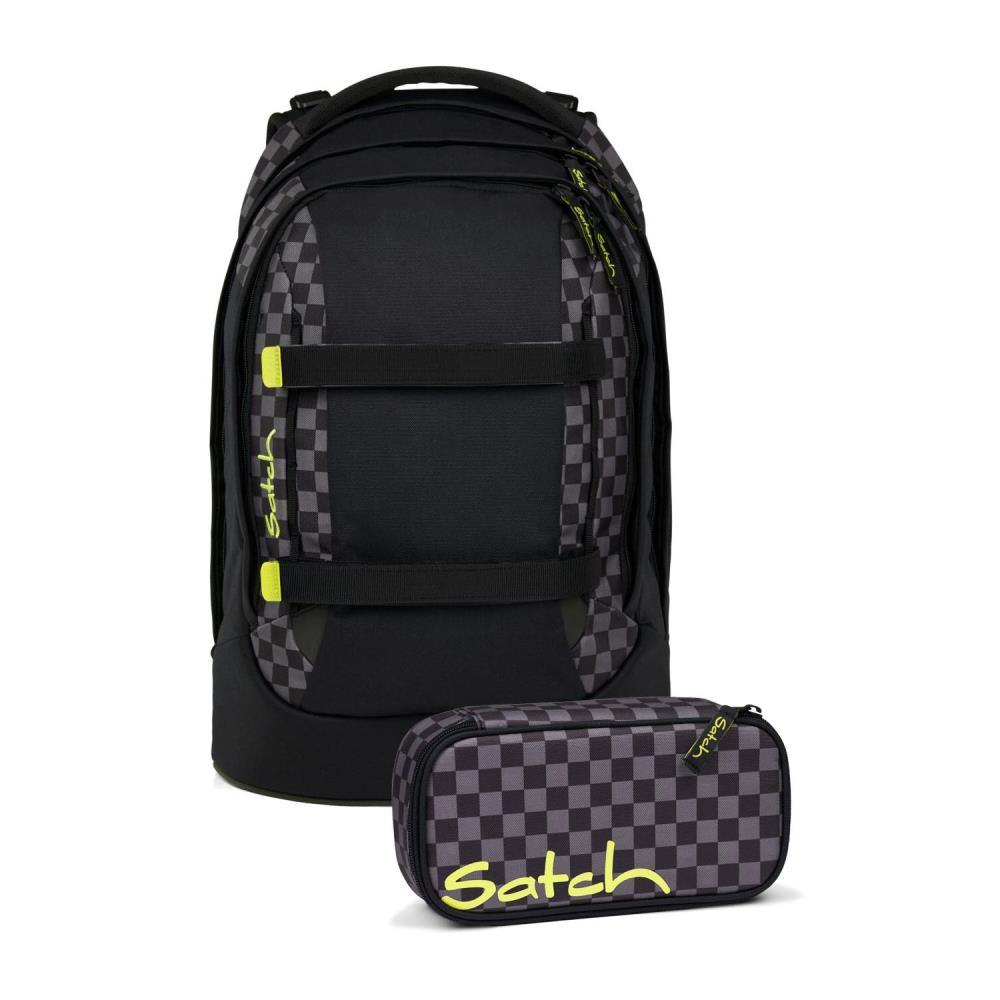 Satch Pack Dark Skate Schulrucksack Set 2tlg.
