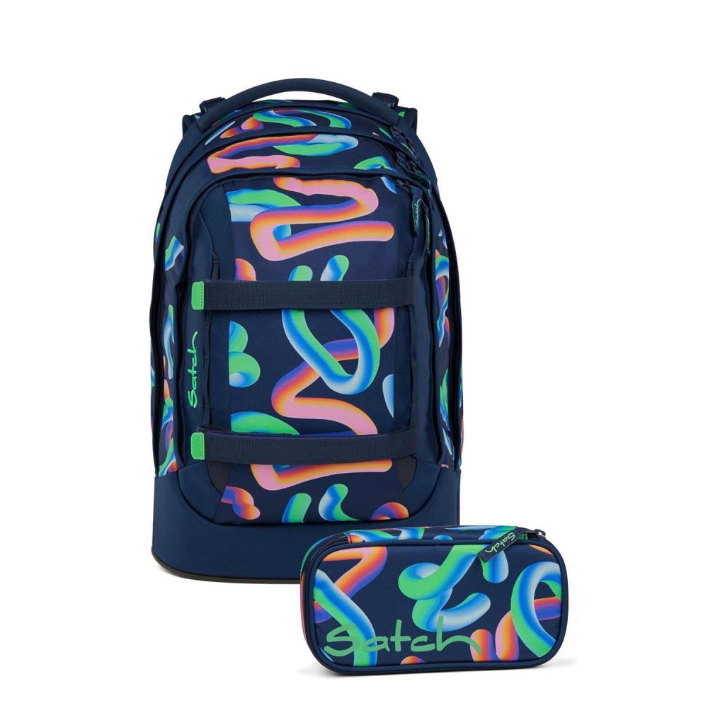 Satch Pack Crazy Twist Schulrucksack Set 2tlg.