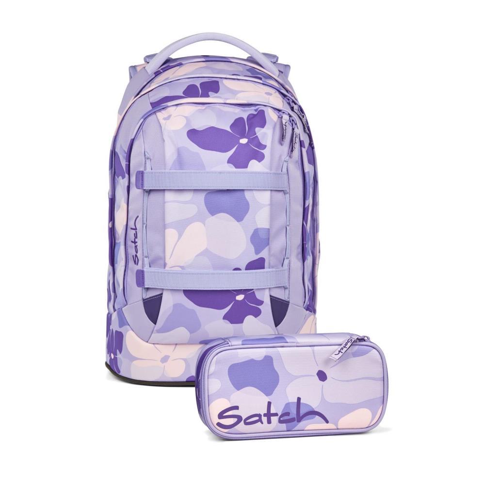Satch Pack Lilac Blossom Schulrucksack Set 2tlg.