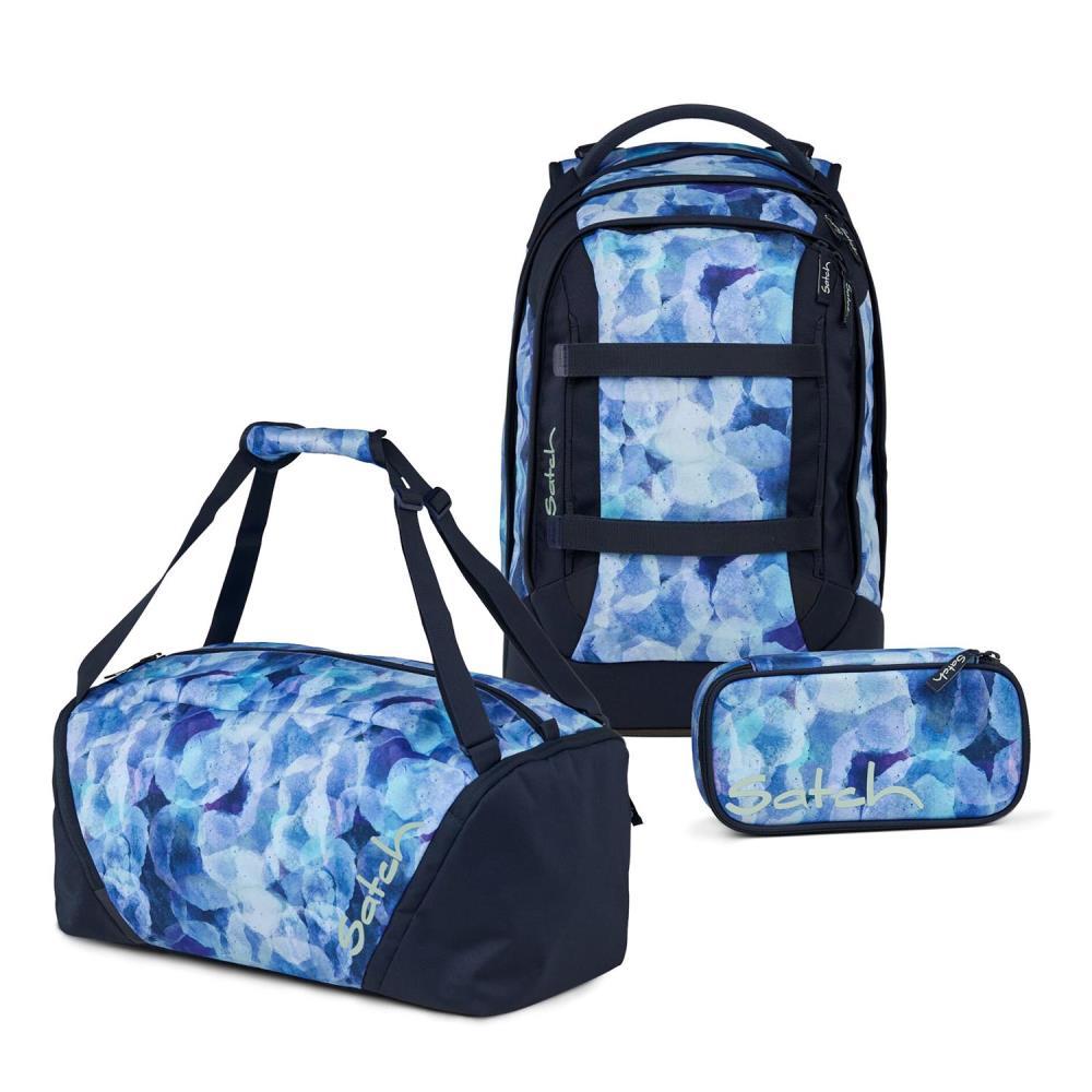 Satch Pack Blurry Sky Schulrucksack Set 3tlg.