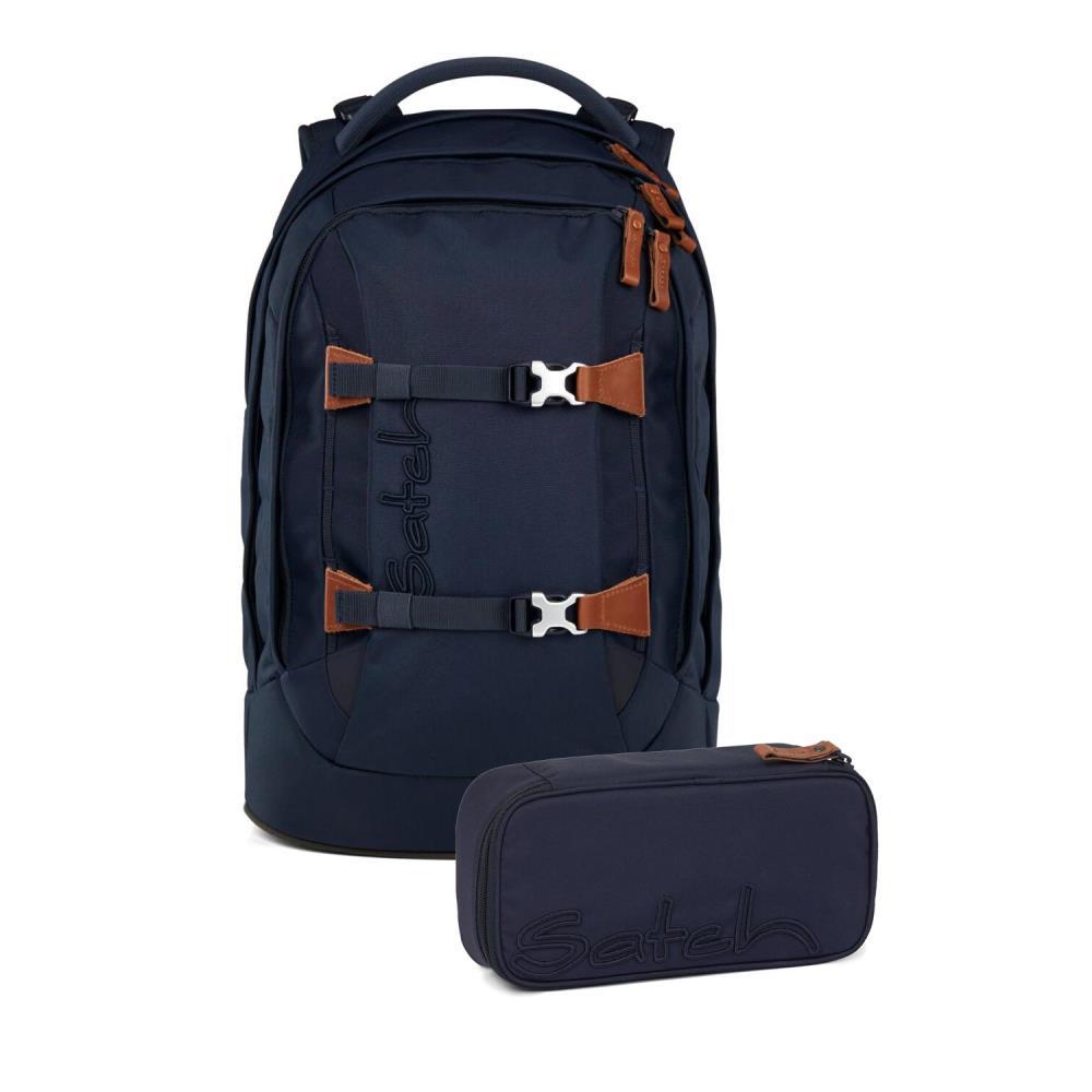 Satch Pack Nordic Blue Skandi Edition Schulrucksack Set 2tlg.