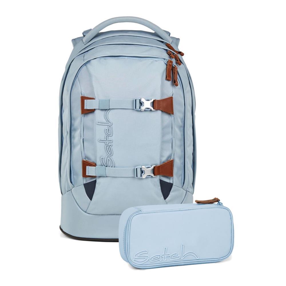 Satch Pack Nordic Ice Blue Skandi Edition Schulrucksack Set 2tlg.