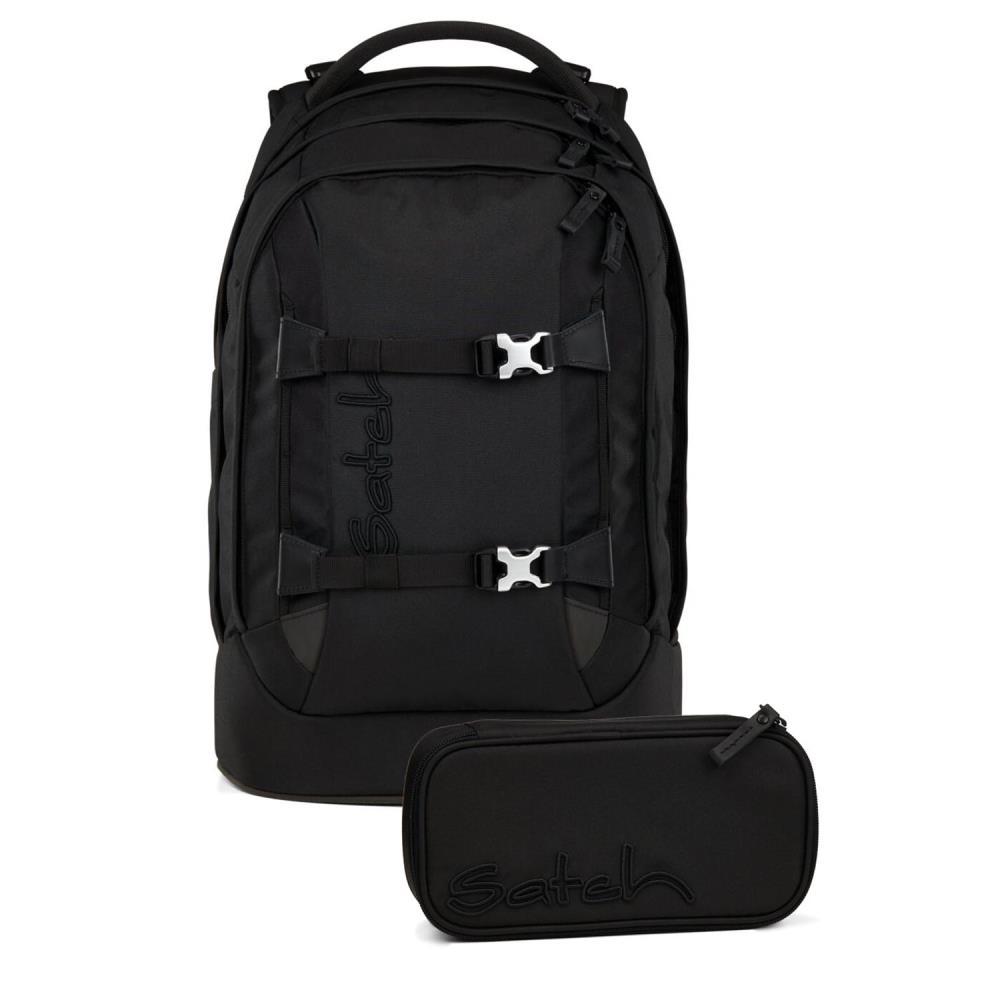 Satch Pack Nordic Black Skandi Edition Schulrucksack Set 2tlg.