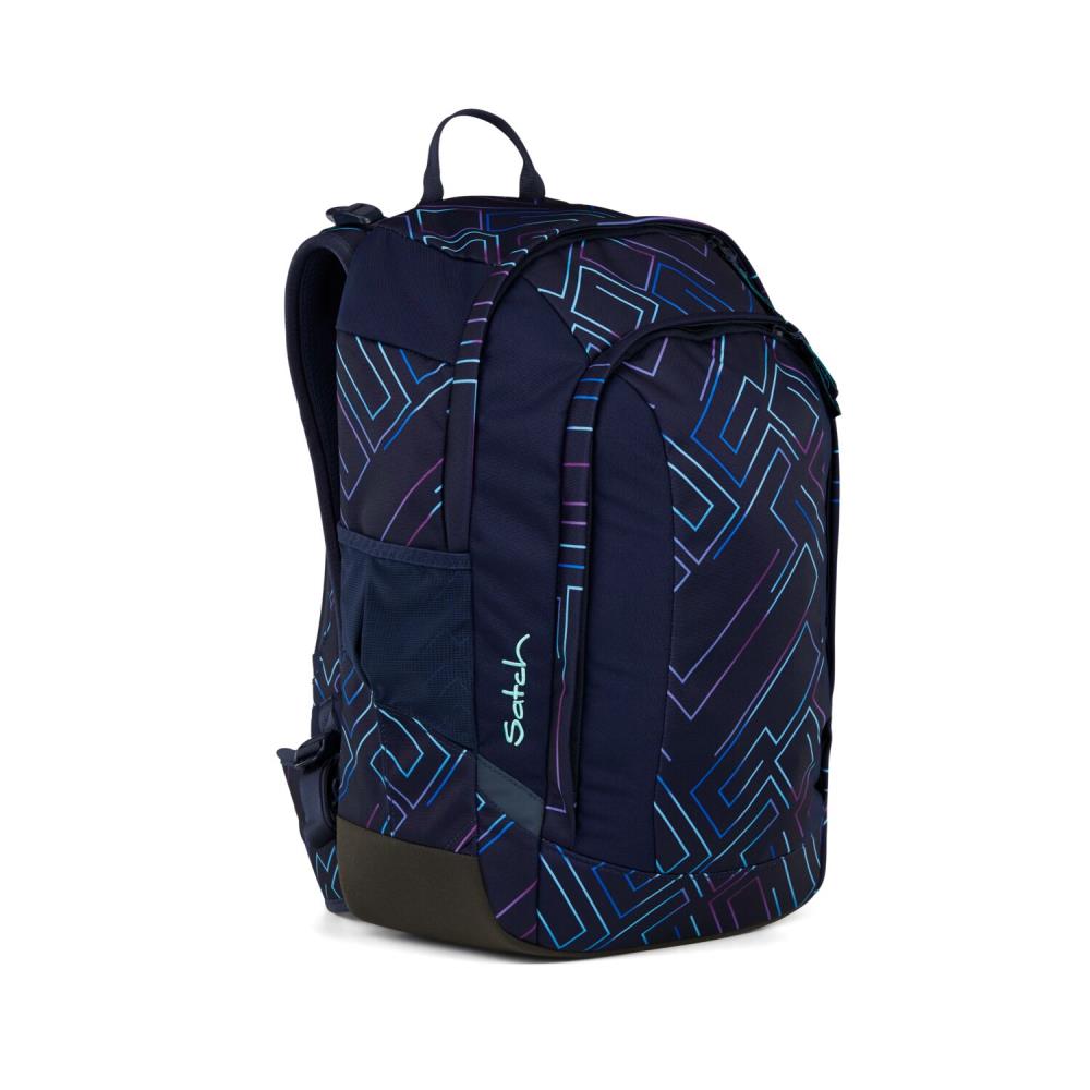 Satch Air Purple Laser Kollektor Edition Schulrucksack Set 8tlg.