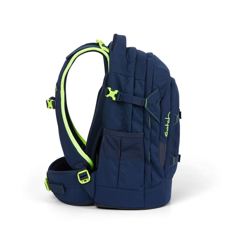 Satch Pack Toxic Yellow Schulrucksack Set 2tlg.