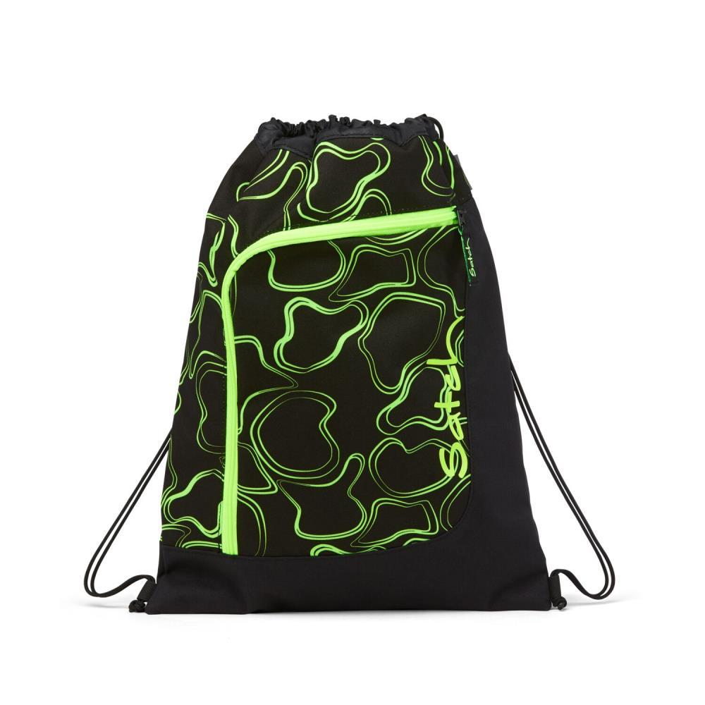 Satch Match Green Supreme Pencil Slider Light Edition Schulrucksack Set 3tlg.