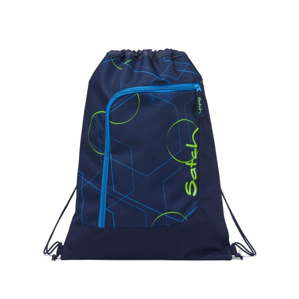 Satch Match Blue Tech Pencil Slider Light Edition Schulrucksack Set 3tlg.