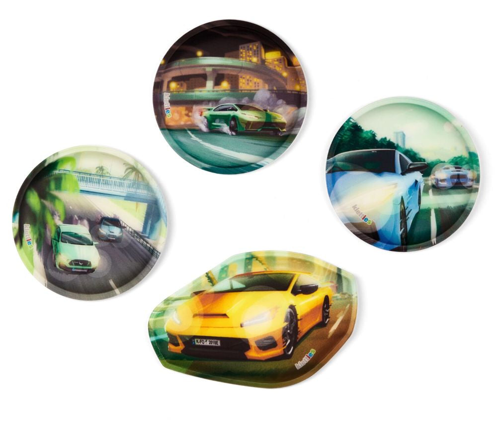 Ergobag Cubo CyBär Race Color Flash Edition Schulranzen Set 5tlg.