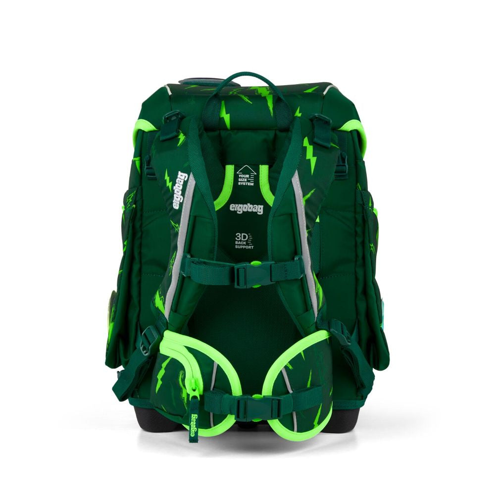 Ergobag Cubo Bärtastisch Color Flash Edition Schulranzen Set 5tlg.