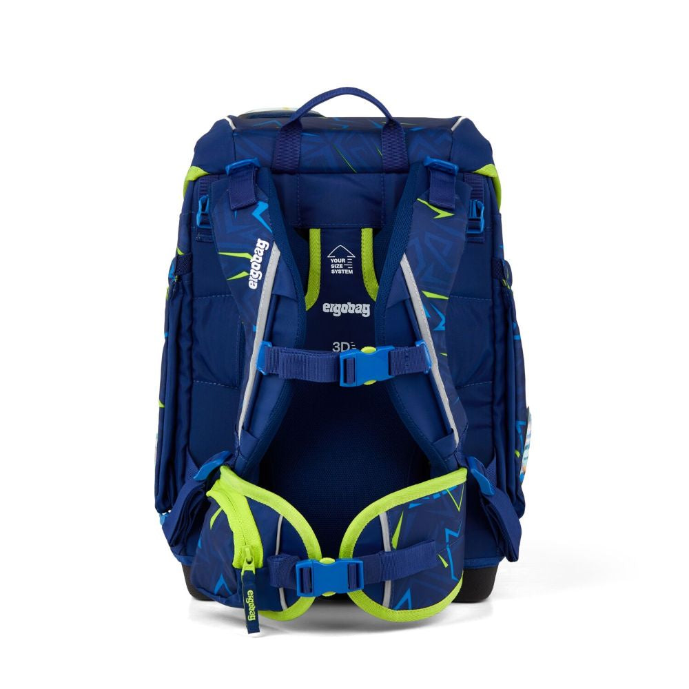 Ergobag Cubo SpitzenreitBär Color Flash Edition Schulranzen Set 5tlg.