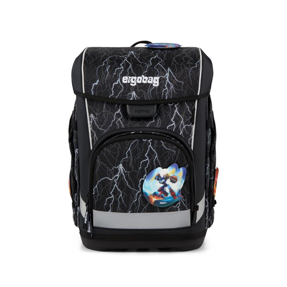 Ergobag Cubo Light Super ReflektBär Reflex Edition Schulranzen Set 5tlg.