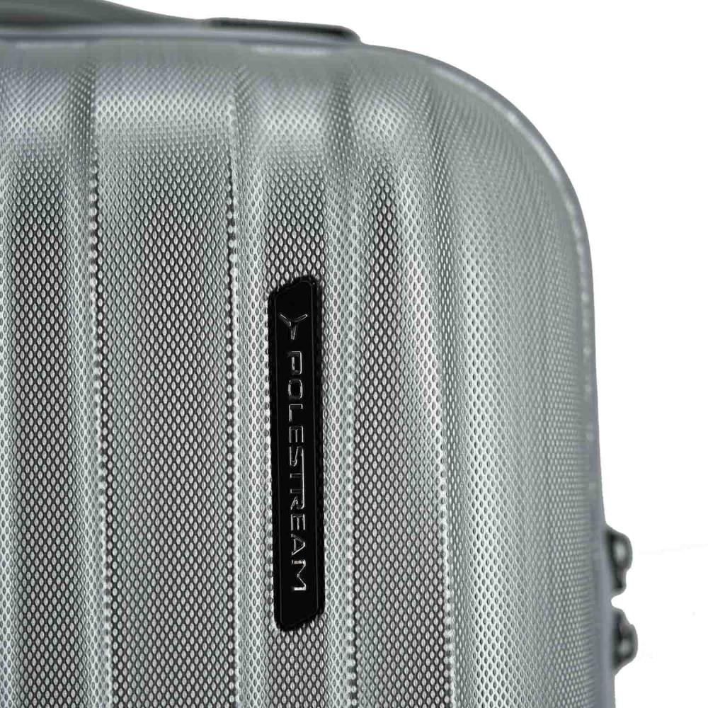 Polestream Moonrock Silver Brushed Trolley M 69 cm