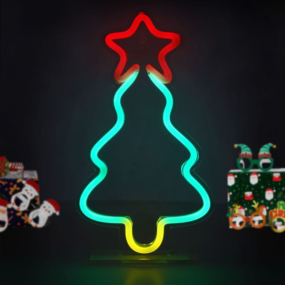 Legami LED-Lampe mit Neoneffekt - Weihnachtsbaum