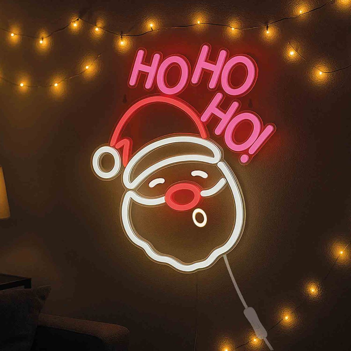 Legami Weihnachtsmann LED Neon Schild