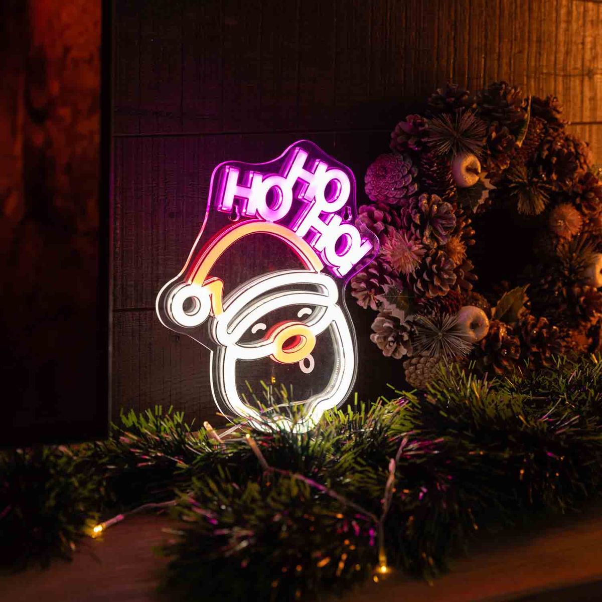 Legami Weihnachtsmann LED Neon Schild