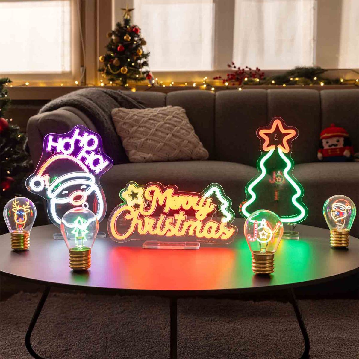 Legami Weihnachtsmann LED Neon Schild