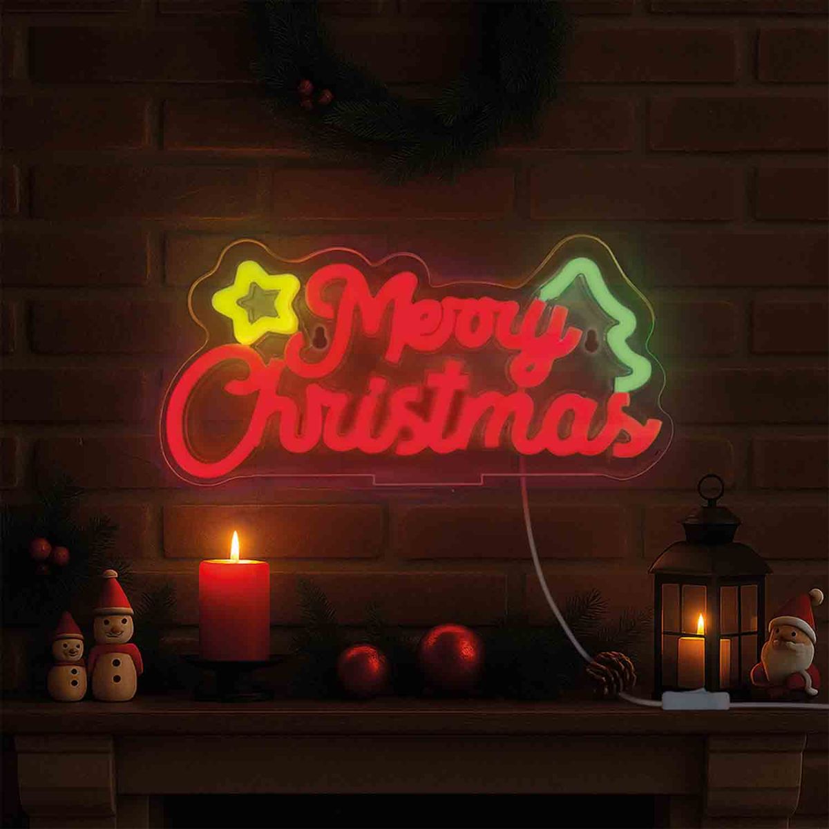Legami Merry Christmas LED Neon Schild