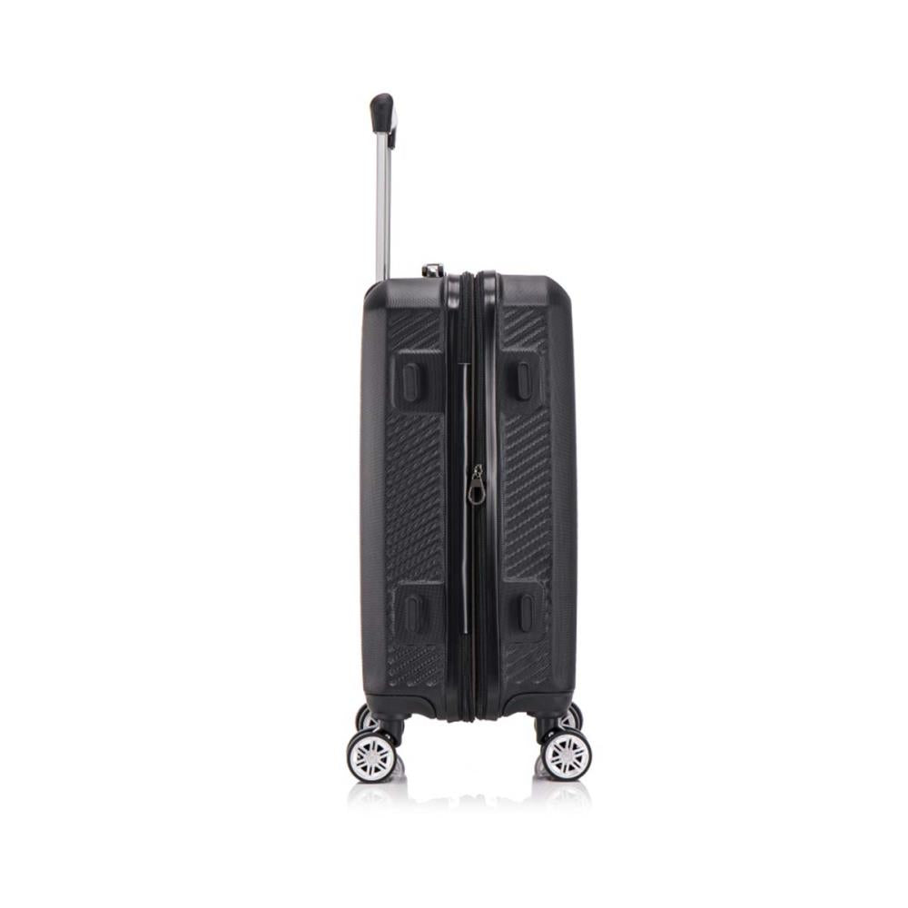 Herolite Berlin Schwarz 4-Doppelrollen Trolley Set 3tlg.