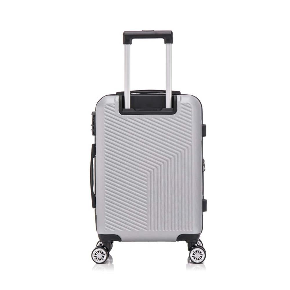 Herolite Rom Silbergrau 4-Doppelrollen Trolley S 57 cm