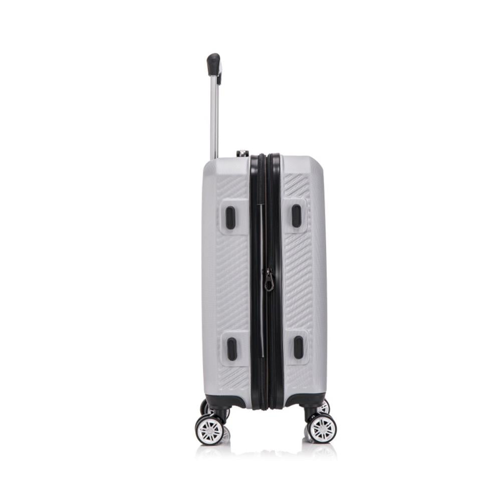 Herolite Rom Silbergrau 4-Doppelrollen Trolley S 57 cm