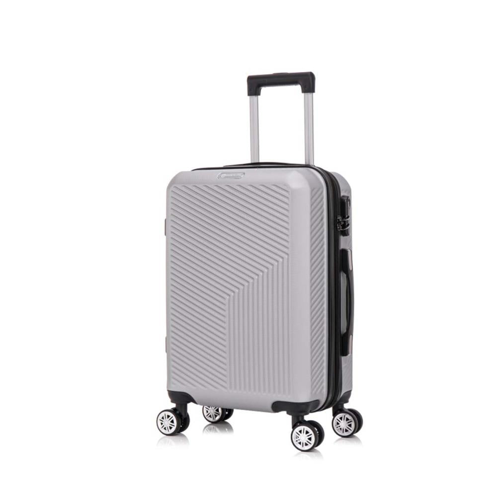 Herolite Rom Silbergrau 4-Doppelrollen Trolley Set 3tlg.