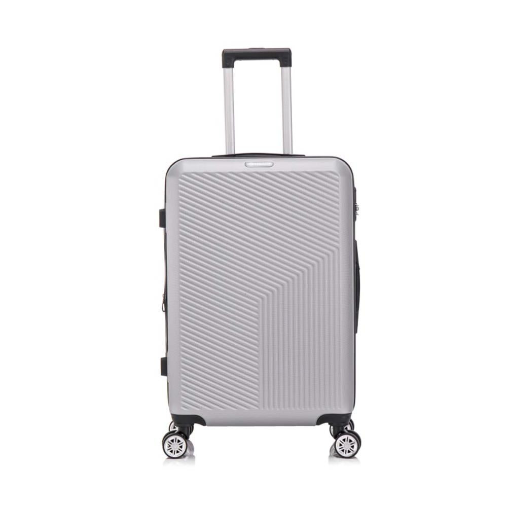 Herolite Rom Silbergrau 4-Doppelrollen Trolley M 67 cm
