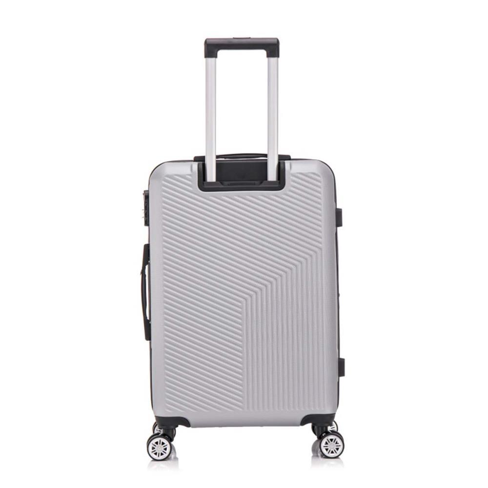 Herolite Rom Silbergrau 4-Doppelrollen Trolley M 67 cm