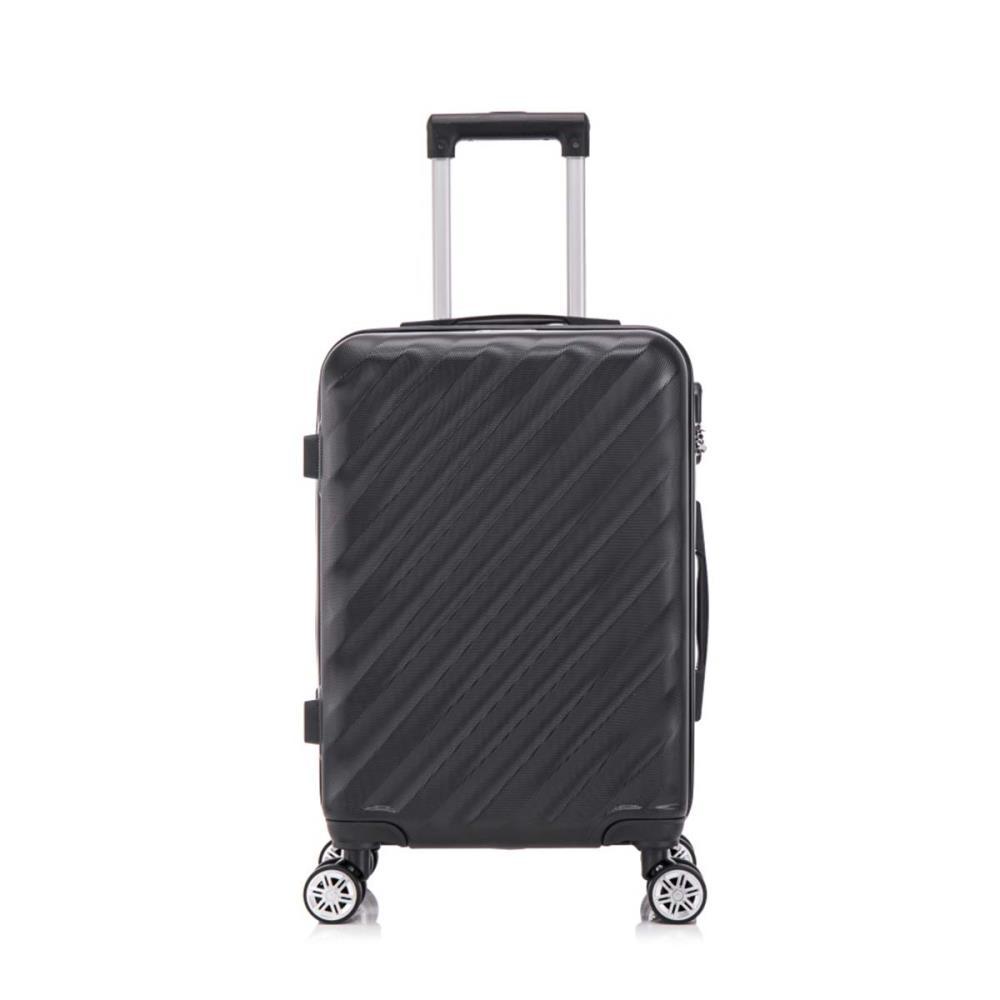 Herolite New York Schwarz 4-Doppelrollen Trolley S 57 cm