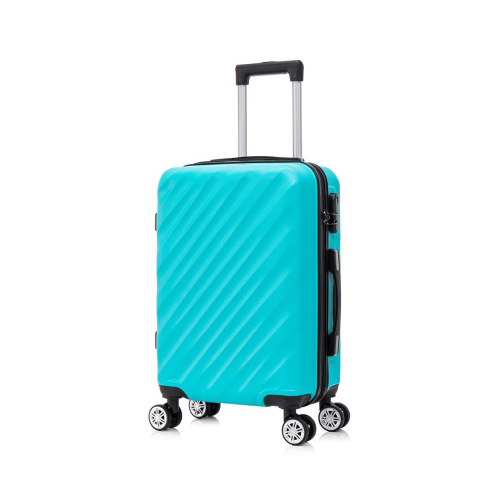 Herolite Paris Türkis 4-Doppelrollen Trolley Set 3tlg.