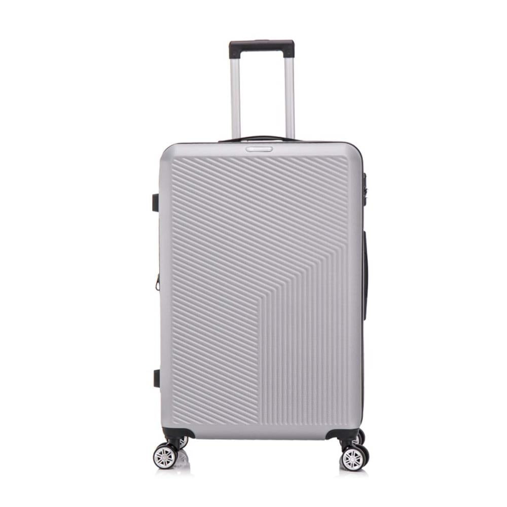 Herolite Rom Silbergrau 4-Doppelrollen Trolley L 77 cm