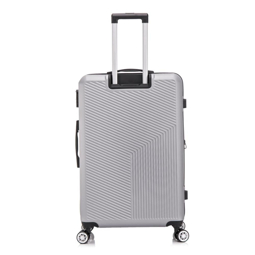 Herolite Rom Silbergrau 4-Doppelrollen Trolley L 77 cm