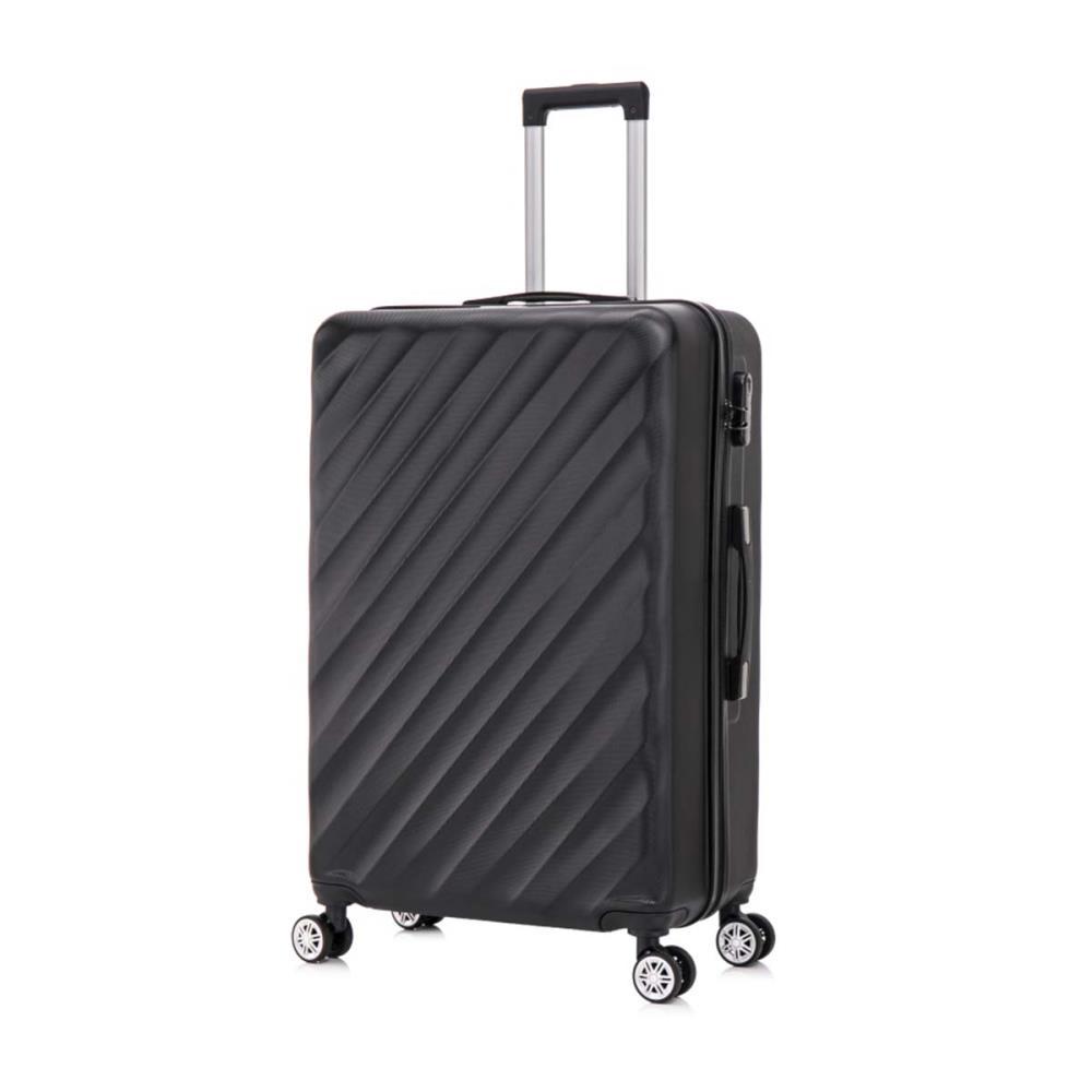 Herolite New York Schwarz 4-Doppelrollen Trolley L 77 cm
