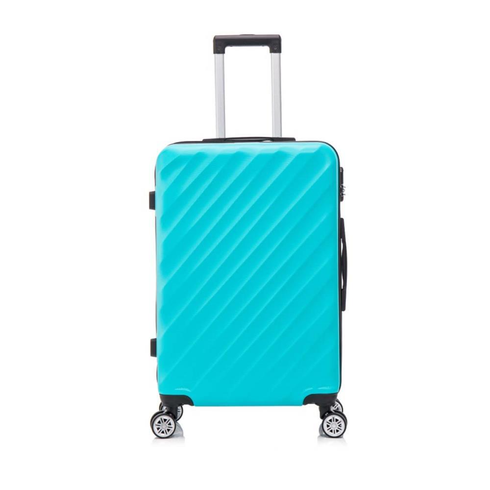 Herolite Paris Türkis 4-Doppelrollen Trolley L 77 cm