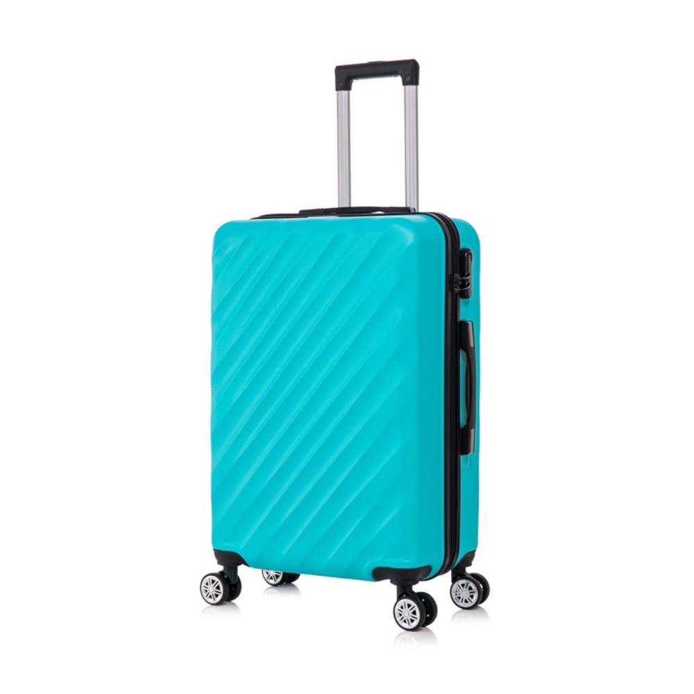 Herolite Paris Türkis 4-Doppelrollen Trolley Set 3tlg.