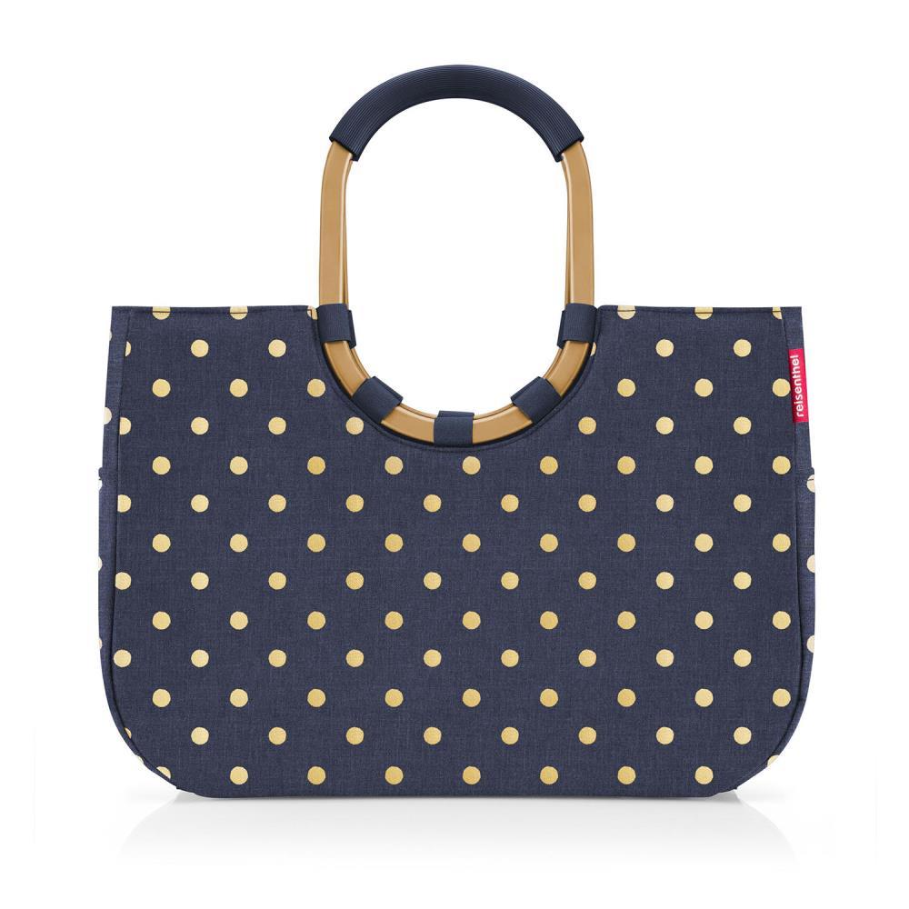 Reisenthel Loopshopper Frame Metallic Dots Blue L