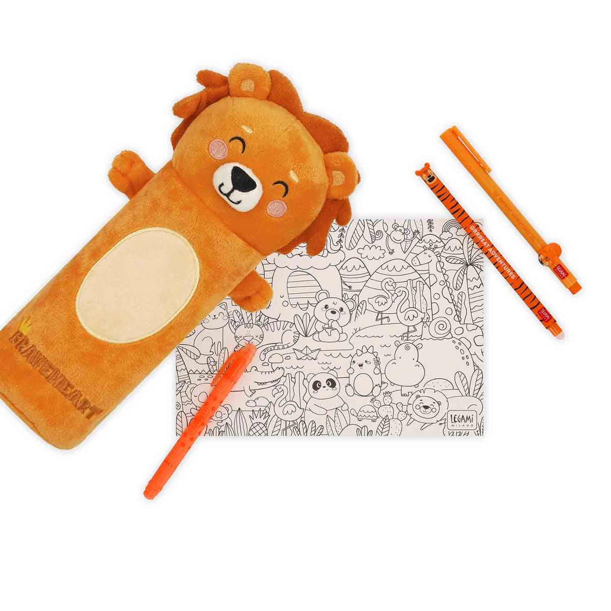 Legami Etui Plüsch Löwe