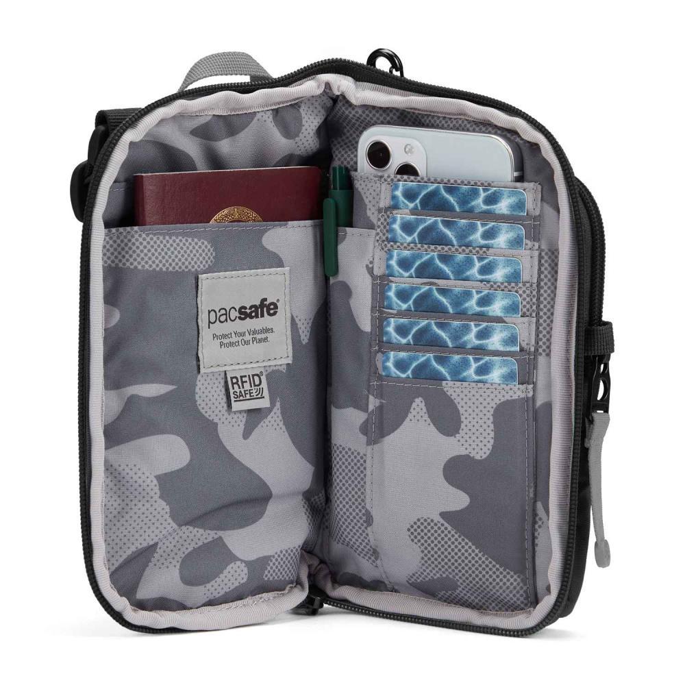 Pacsafe GO Tech Jet Black Anti-Theft Crossbody