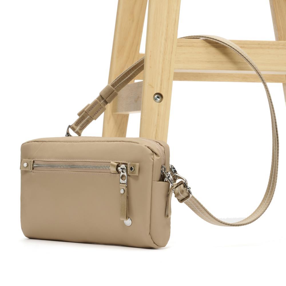 Pacsafe W 3 in1 Sling Taupe Anti-Theft Umhängetasche